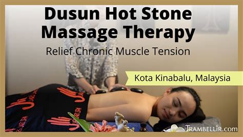 Dusun Hot Stone Massage Therapy Relief Chronic Muscle Tension
