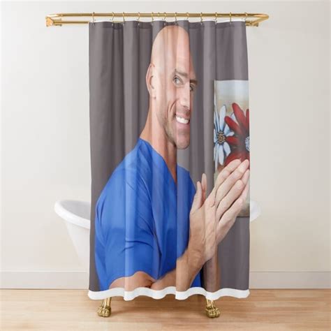 Johnny Sins Is Thinking About That Ass Shower Curtain For Sale By