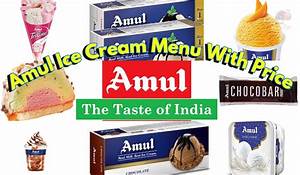 Amul Ice Cream Price List 2021 2022 2023 Chart Venusprints Vlr Eng Br