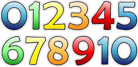 Colorful Number Stickers Removablerepositionable Number Nursery Wall