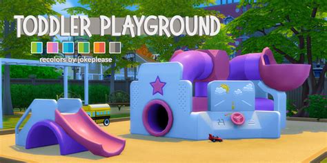 Toddler Playground Recolors Sims 4 Toddler Sims 4 Children Toddler