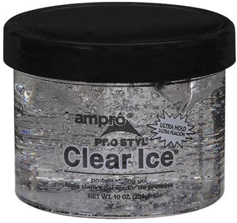 Ampro Clear Ice Protein Styling Gel Ultra Hold 10 Oz Pack Of 3