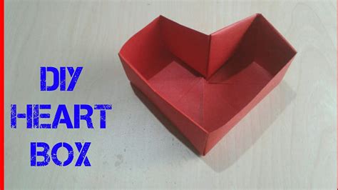 Origami Paper Heart Boxhow To Make Heart Boxheart Box Makingpaper