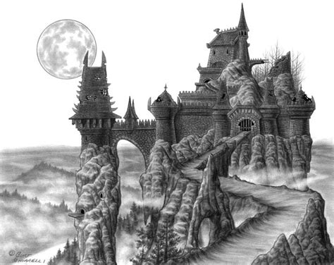 Dracula Castle Art