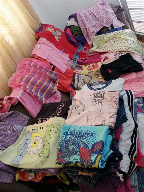 Lote 130 Pcs Roupas Infantil Usadas2 Linha 1 Cd R 13000 Em