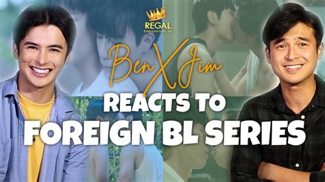 ben x jim exclusive teejay and jerome react to foreign bl series regal entertainment inc