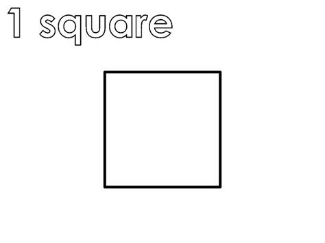 One Square Coloring Page Coloring Pages 4 U