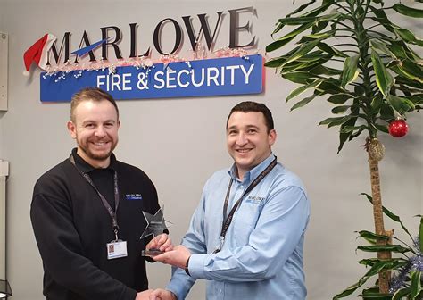 Employee Of The Month Ben Oakley Marlowe Fire And Security
