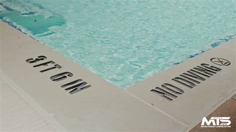Pool Depth Markers Youtube