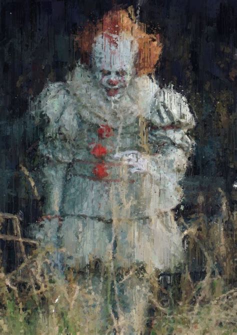 Pennywise Horror Clown It Acrylic Painting Etsy In 2020 Painting