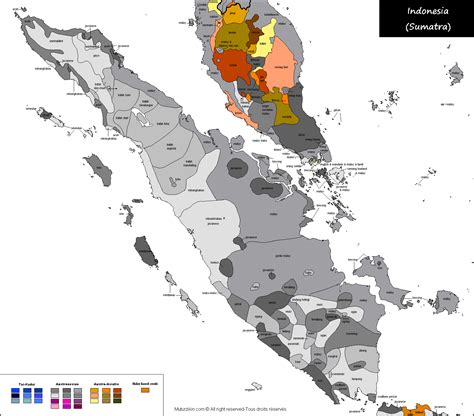 Sumatra Carte Linguistique Linguistic Map Linguistics Map Sumatra