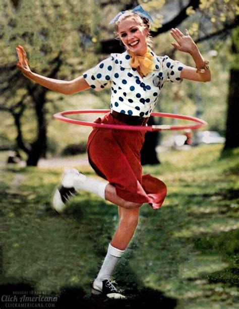 The 50s Hula Hoop Fad Gets Millions Twirling And Whirling Plus Tips On
