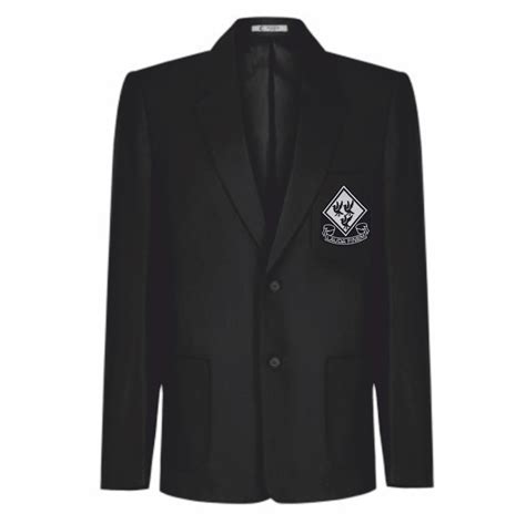 Nottingham High School Boys Black Blazer Wlogo Schoolwear Solutions