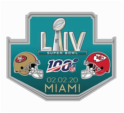 Super Bowl 54 Dueling Team Pin 49ers Chiefs 2020 Superbowl Liv Ships 1