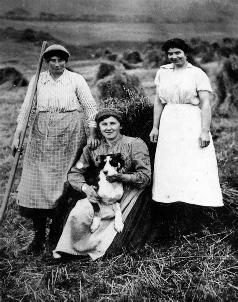 Tour Scotland Photographs Old Photograph Female Farm Workers Argyll Scotland