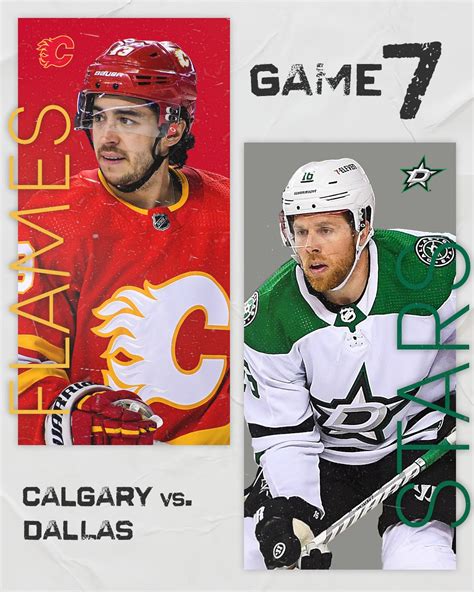 Espn On Twitter The Flames And Stars Will Battle It Out In Game 7 Tonight 📺 Espn2 9 30 Pm Et
