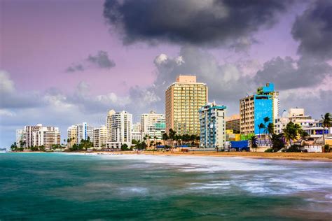 San Juan Puerto Rico Beach Stock Image Image Of Coast Dusk 123308503