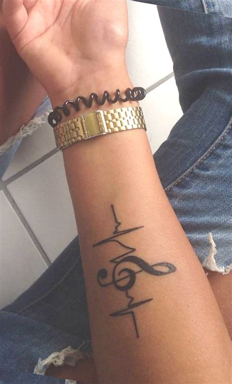 150 Meaningful Treble Clef Tattoo Designs For Music Lovers 2023