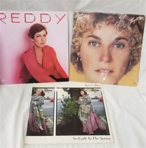 Vintage Lp Record Albums Judy Collins Reddy Anne Murray 100 Picclick