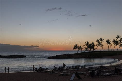 Oahu Sunset Stock Image Image Of Adventure Gorgeous 3434363
