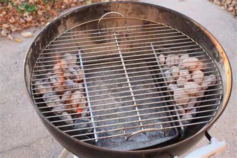 grilling turkey in a weber kettle grill smoker