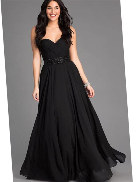 plus size black dresses evening pluslook eu collection