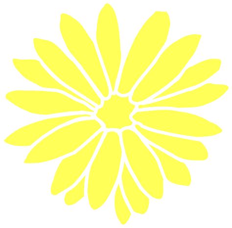 Dahlia Yellow Clip Art At Vector Clip Art Online Royalty