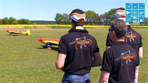 2x Extra 330sc Rc Aerobatic Smoke Flight German Aerobatic Team Bvm