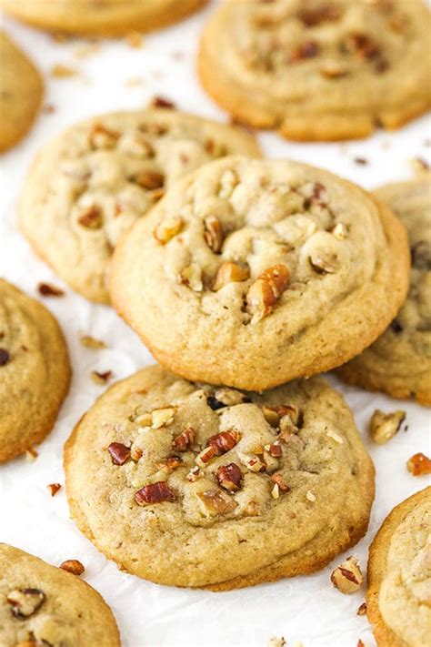 Butter Pecan Cookies Chewy Pecan Cookie Recipe