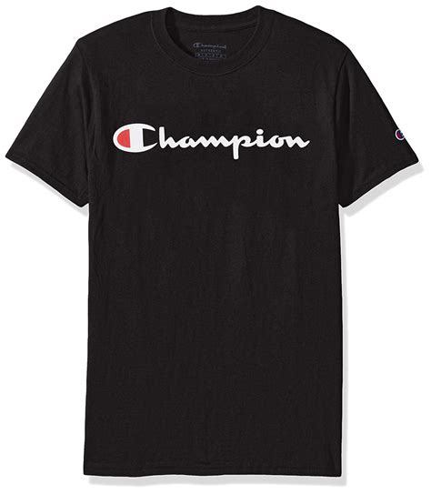 Champion Mens Classic Jersey Script T Shirt Limited Edition Gt280 S