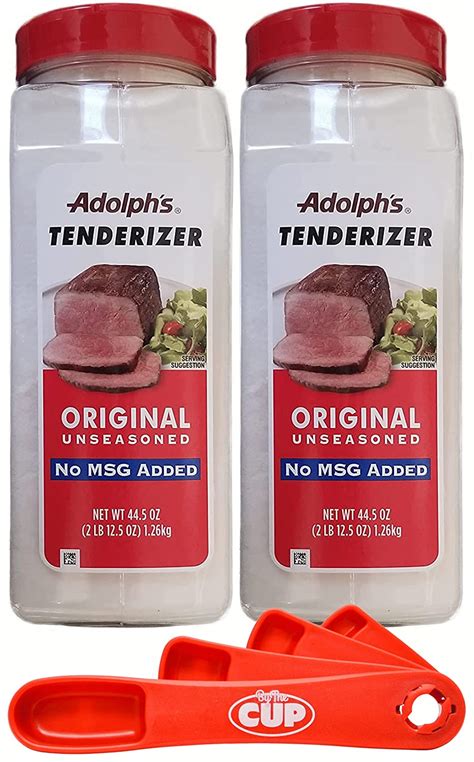Adolphs Unseasoned Meat Tenderizer Powder 445 Ounce Pack Of 2 With