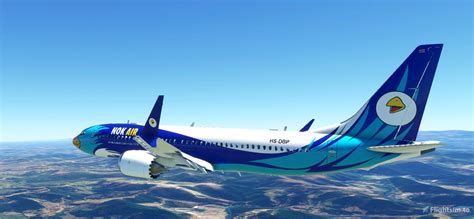 Nok Air 737max 8 [8k] For Microsoft Flight Simulator Msfs