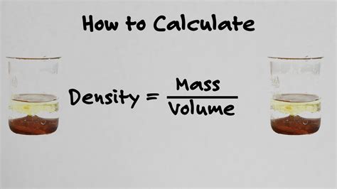 How To Calculate Density With Examples Youtube