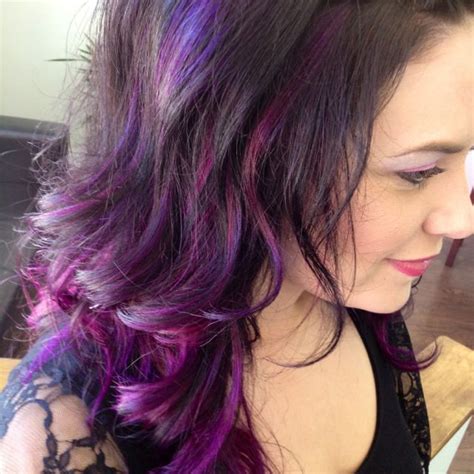 Purple And Fuschia Ombré Hair Wrap Hair Styles Hair