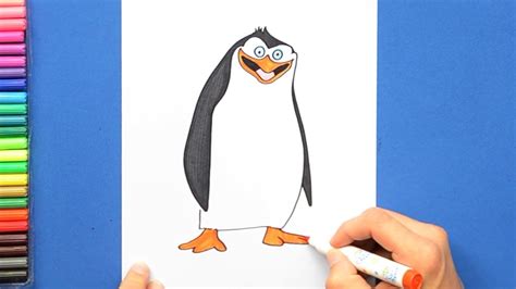 How To Draw Rico Penguins Of Madagascar Youtube