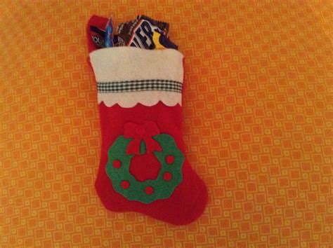 Christmas boot with christmas cookies. A mini stocking stuffed with candy for a friend! | Christmas traditions, Mini stockings, Holiday ...
