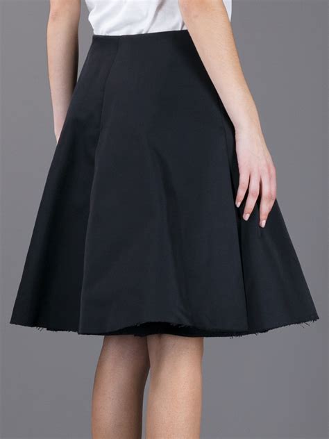 Lyst Lanvin Aline Skirt In Black