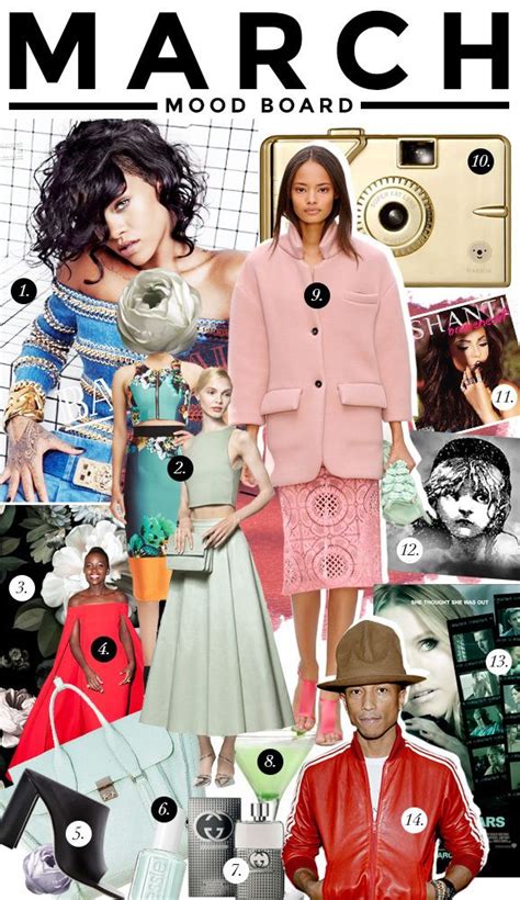 March Moodboard Love This As A Way To Track Trends Tastes And