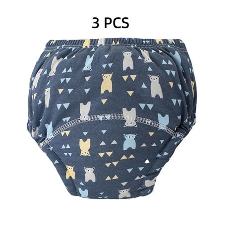 6 Layers Cloth Diapers Potty Training Pants Reusable Infants Baby Boys
