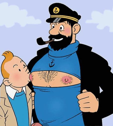 Post 1593143 Animated Captain Haddock The Adventures Of Tintin Tintin