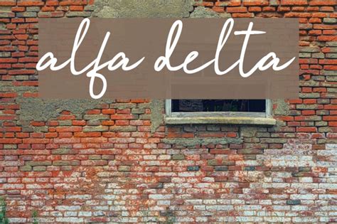 Alfa Delta Font