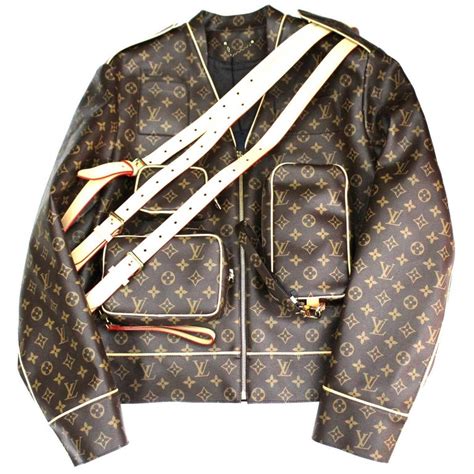 Louis Vuitton Monogram Leather Jacket For Sale At 1stdibs Louis