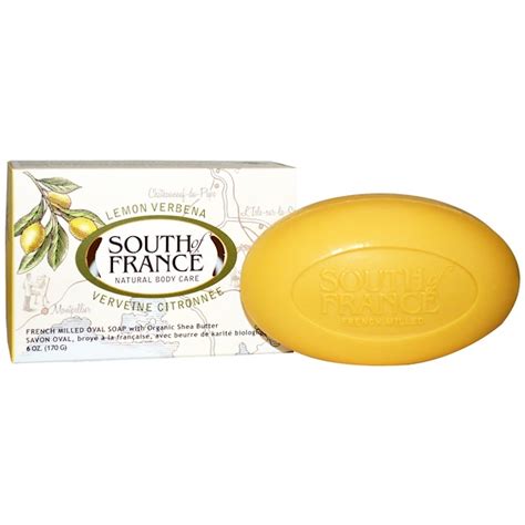 South Of France Lemon Verbena French Milled Oval Soap With Organic