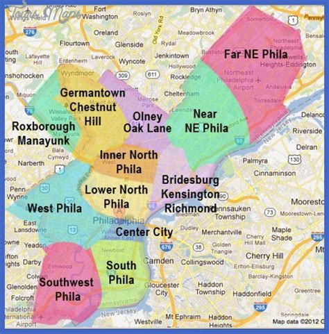 Philadelphia Districts Map
