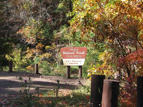 Lincoln National Forest Lower Karr Canyon Campground National