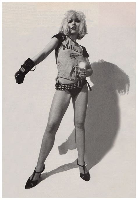 Debbie Harry Blondie Photo By Chris Stein Punk Magazine Vintage Rock Vintage Pinup White