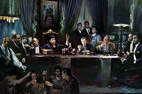 Buy Buyartforless Gangster Last Supper By Ylli Haruni 36x24 Art Print