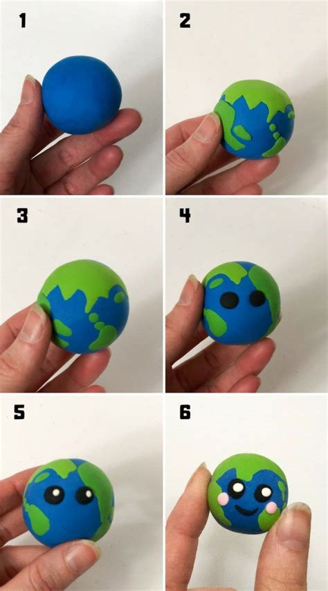 Planet Earth Clay Craft For Earth Day And Earth Study Clay Crafts For
