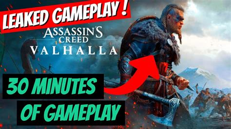 Assassin S Creed Valhalla Leaked Minutes Gameplay P Youtube