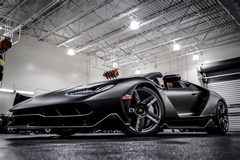 Matte Black Lamborghini Centenario Lamborghini